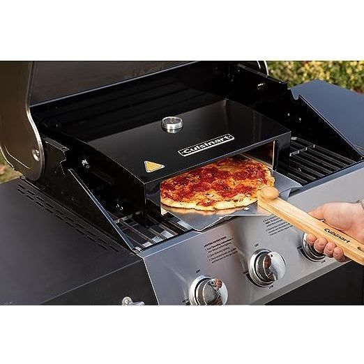 Pizza Makers & Ovens - Cuisinart Grill Top Pizza Oven Conversion Kit With 12-in Pizza Peel - CPO-700