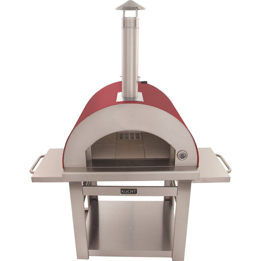 Pizza Makers & Ovens - Kucht Professional Stainless Steel Freestanding Venice Wood Fired Pizza Oven - VENICE-R