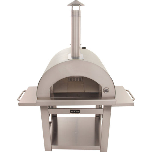 Pizza Makers & Ovens - Kucht Professional Stainless Steel Freestanding Venice Wood Fired Pizza Oven - VENICE-S