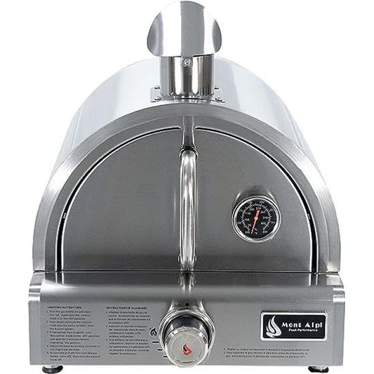 Pizza Makers & Ovens - Mont Alpi Stainless Steel Portable Propane Gas Fired Pizza Oven - MAPZ-SS