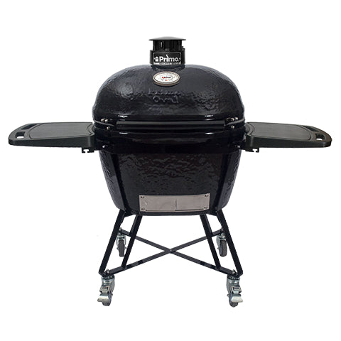 Pizza Makers & Ovens - Primo Ceramic Oval XL 400 All-In-One Charcoal Grill With Accessories - PGCXLC