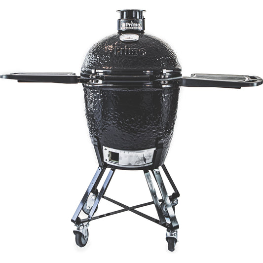 Ceramic Round All-In-One Charcoal Grill With Accessories