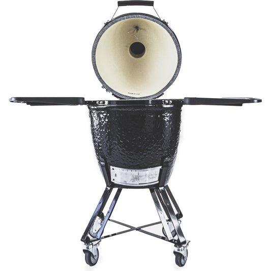 Ceramic Round All-In-One Charcoal Grill With Accessories