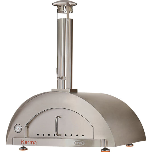 Pizza Makers & Ovens - WPPO Karma 42 In. Stainless Steel Wood Fired Pizza Oven - WKK-03S-304SS