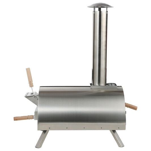 Pizza Makers & Ovens - WPPO Lil Luigi Stainless Steel Portable Wood Fired Pizza Oven With Accessories - WKP-01