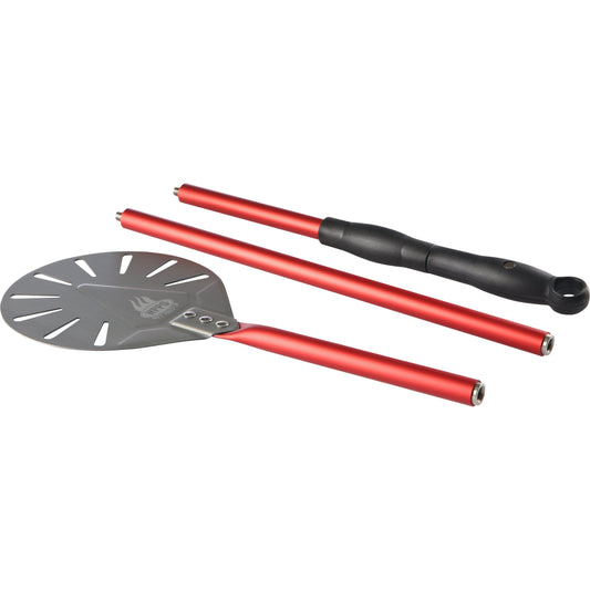 Pizza Oven Accessories - WPPO 7 In. Round Pro Pizza Peel With Break Down Handle - WKRP-01