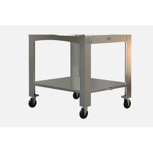 Pizza Oven Accessories - WPPO Stainless Steel Cart For Karma 32 In. Wood Fired Pizza Oven - WKCT-2S